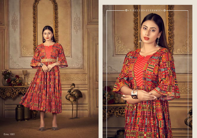 Miswa By Vouch 1001-1004 Anarkali Kurtis Catalog